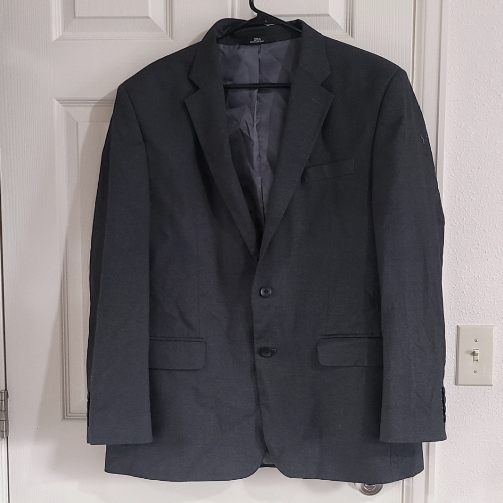 Dark grey men's suit coat